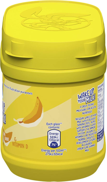Nesquik Banana Flavour Milkshake Powder 300 g (Pack of 5)