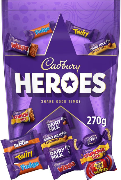 Cadbury Heroes Chocolate Tub 550G