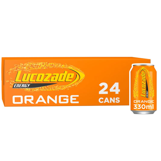 Lucozade Orange 24 x 330ml Cans