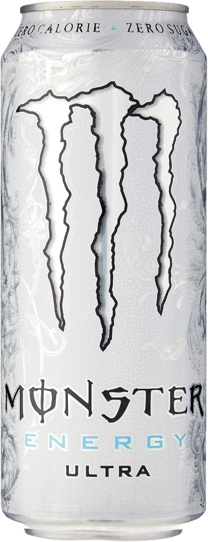 Monster Energy Ultra Rosá sugar-free energy drink, 473 ml (pack of 24).