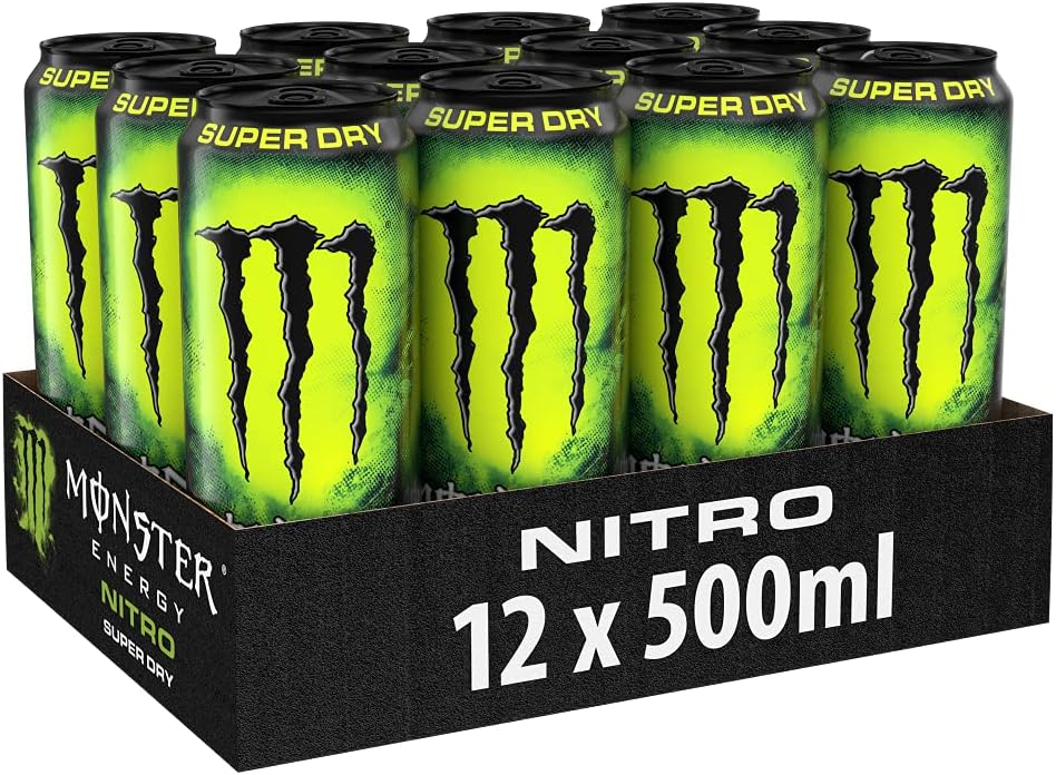 Monster Energy Nitro Super Dry, 12 x 500 ml, disposable box