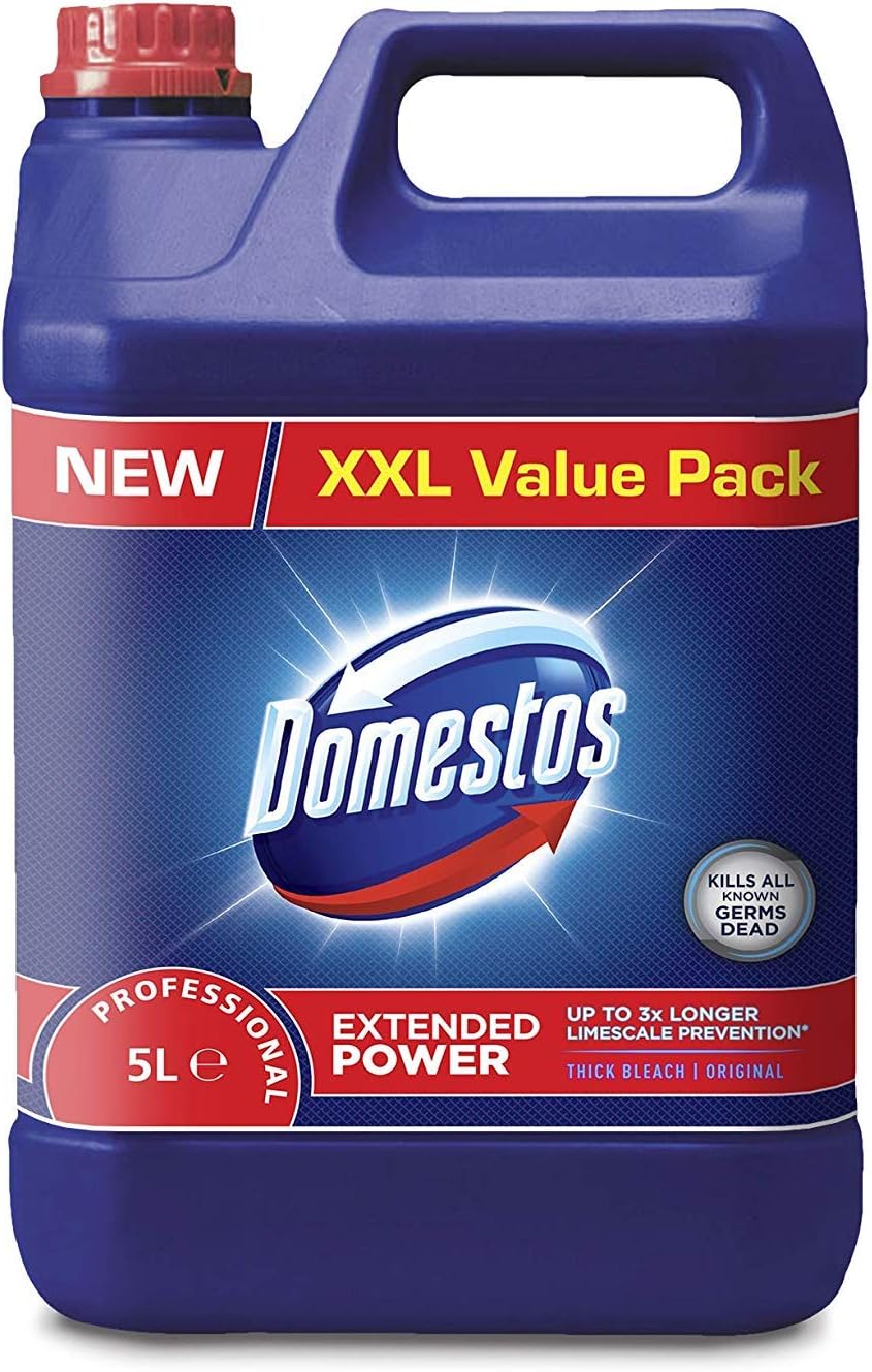 Domestos Extended Germ Kill Bleach, 5 L - 2 Pack
