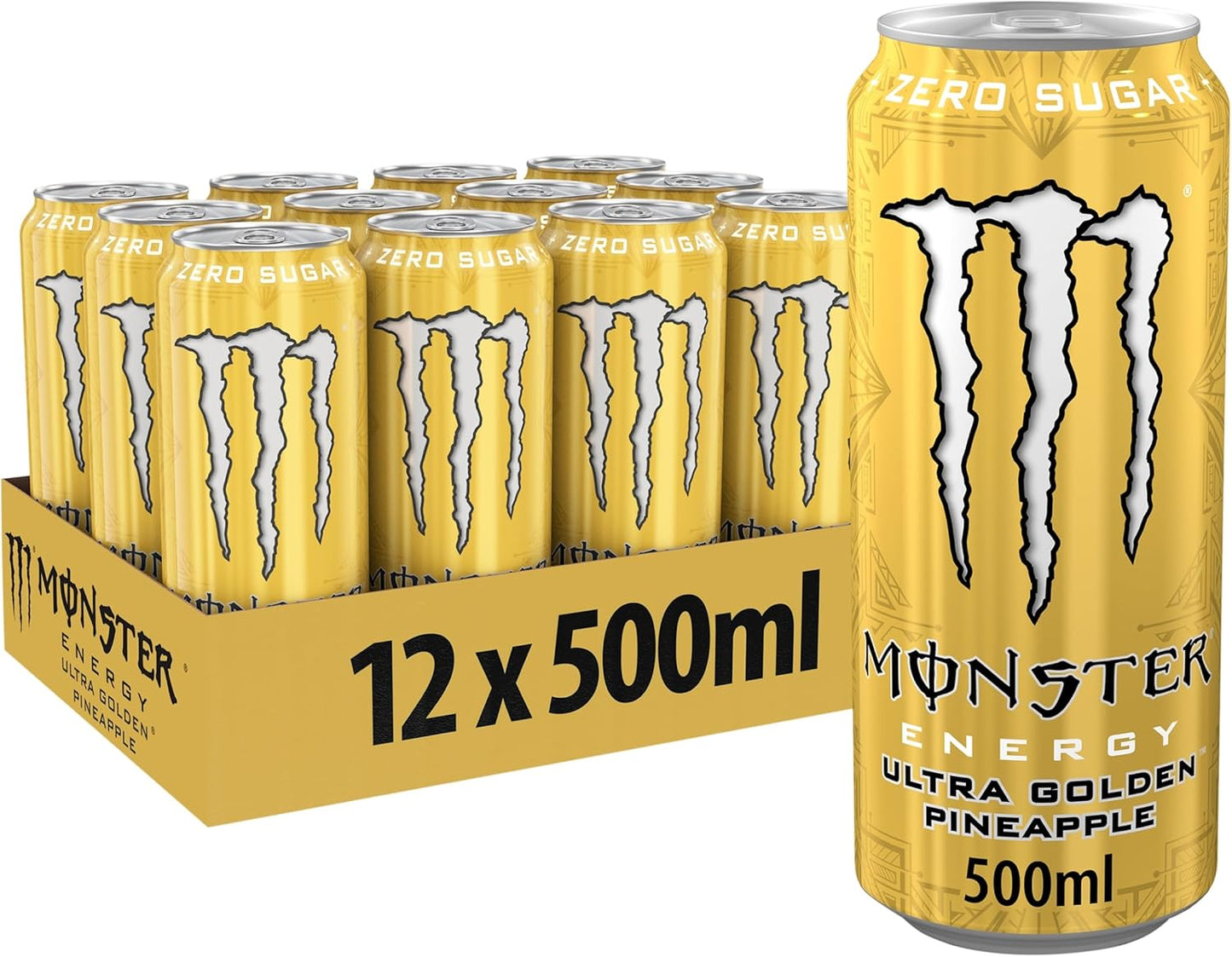 Monster Can Aussie Lemonade 500 ml (Pack of 12)