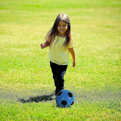 Size 4 Garden Game Footballs | Sponge Foam Soccer Ball | Outdoor Games for Kids | Indoor Football, Kids/Adults Garden and Beach Games | Soft Toddlers Ball