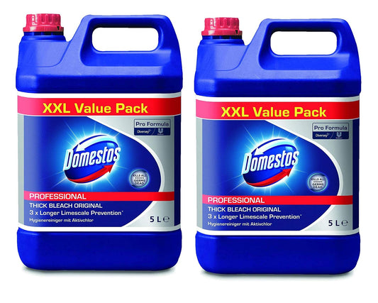 Domestos Extended Germ Kill Bleach, 5 L - 2 Pack
