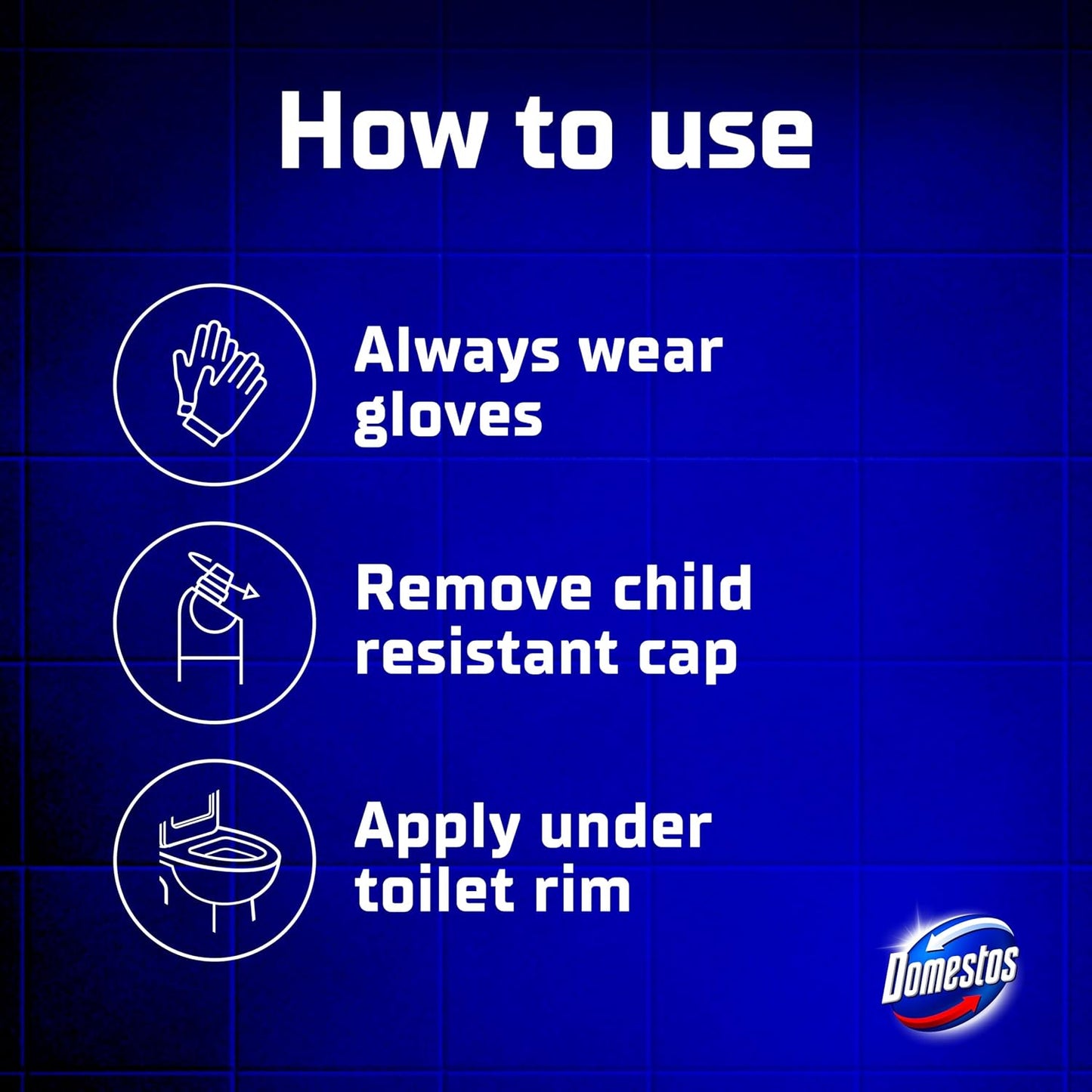 Domestos Citrus Fresh Thick Bleach disinfectant that eliminates 99.99% of bacteria and viruses* unstoppable limescale prevention 9x 750 ml