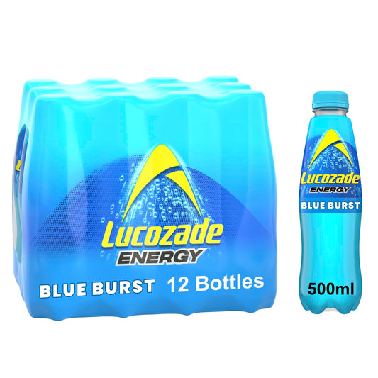 Lucozade Energy Blue Burst 500ml (Pack of 12)