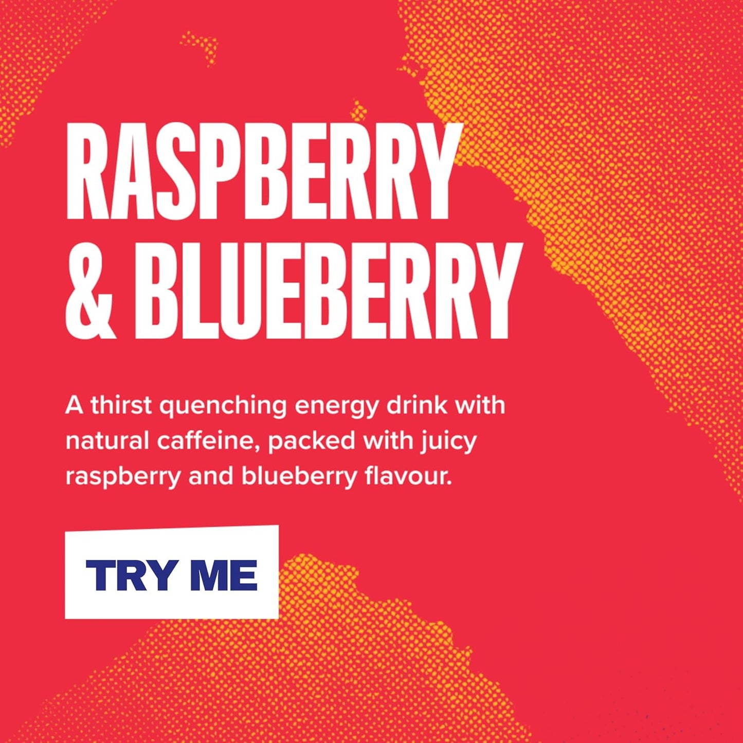 Rubicon RAW 12 Pack Raspberry & Blueberry 500ml Energy Drink, 20% Real Fruit Juice, High caffeine with B-Vitamins, Ginseng & Guarana, No Artificial Colours or Flavours, Reduce Tiredness & Boost Energy