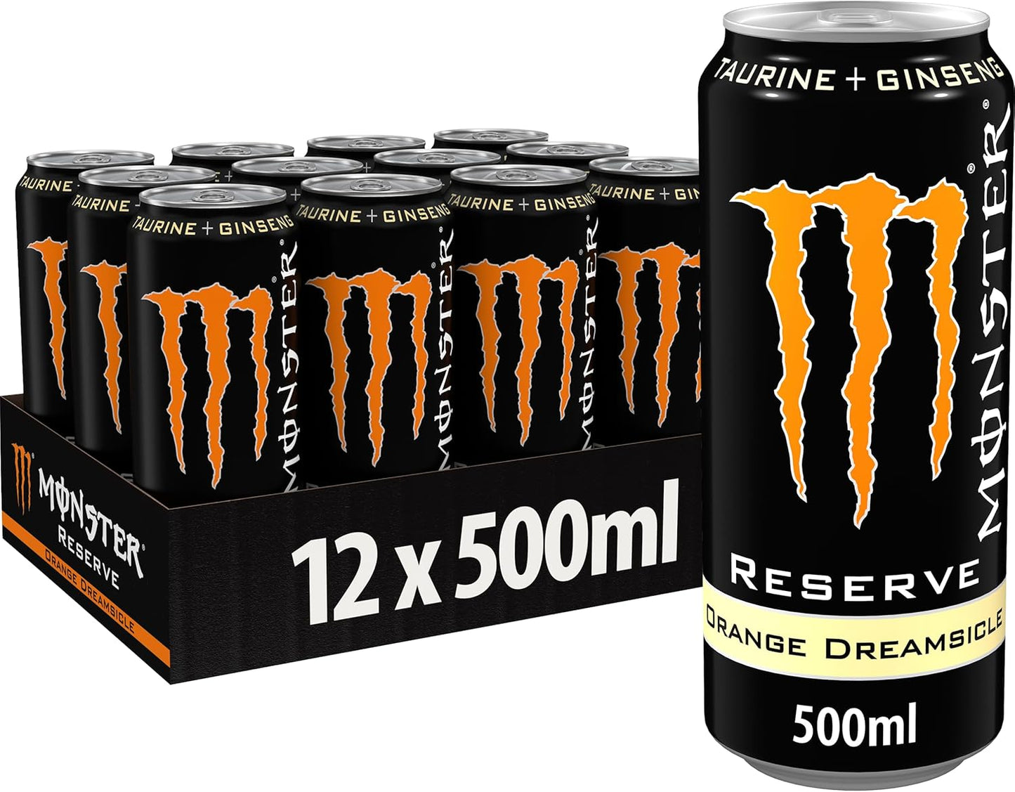 Monster Can Aussie Lemonade 500 ml (Pack of 12)