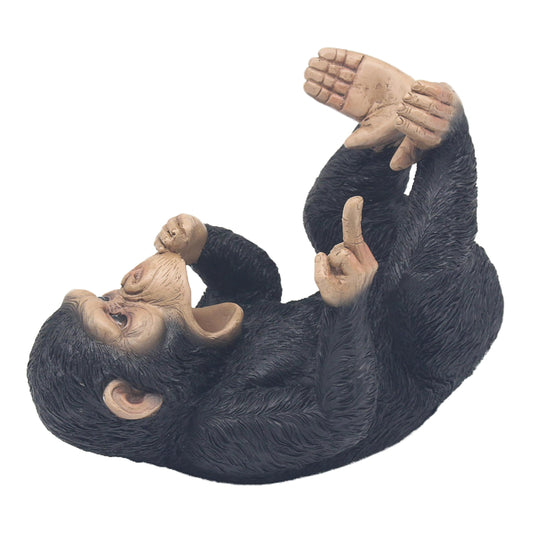 The Leonardo Collection Cheeky Monkey 'Wine' Figurines Statues For Home Decor | Ideal Ornaments Friendship Gifts For Women & Men | Lovely Table Centerpiece & Living Room Accessories
