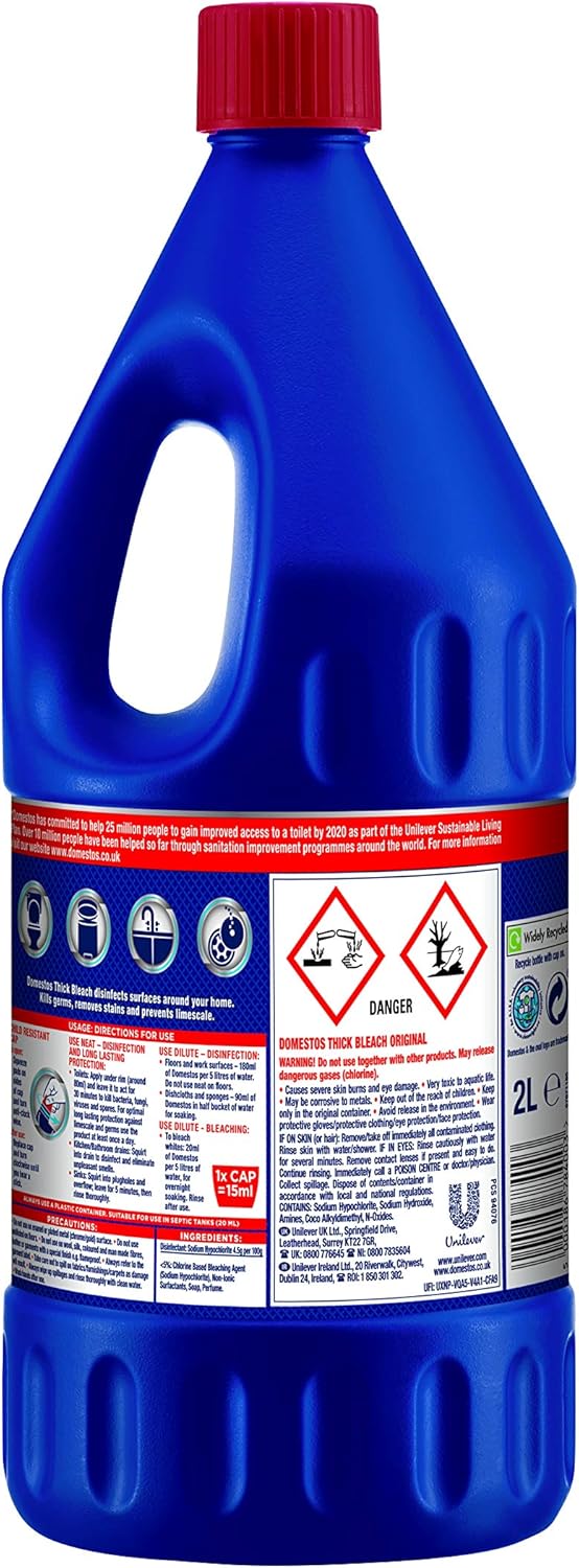 Domestos Power 5 Ocean Toilet Rim Blocks, Pack of 9