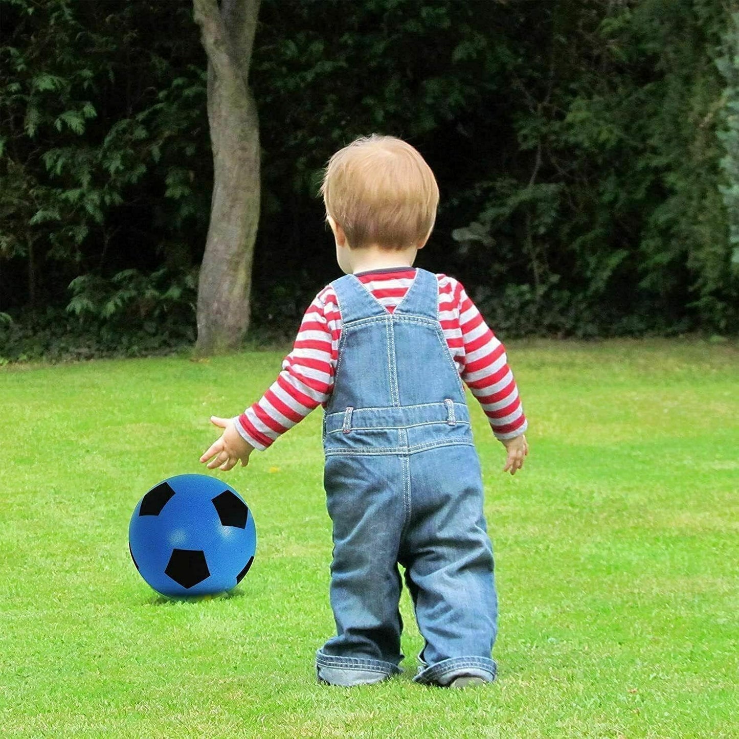 Size 4 Garden Game Footballs | Sponge Foam Soccer Ball | Outdoor Games for Kids | Indoor Football, Kids/Adults Garden and Beach Games | Soft Toddlers Ball