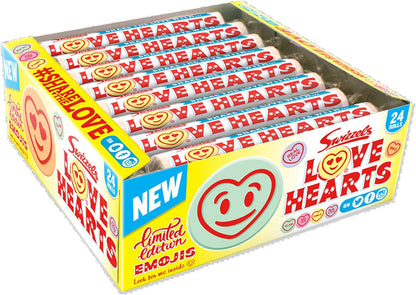 Swizzels Giant Love Hearts ,24 Count (Pack of 1)