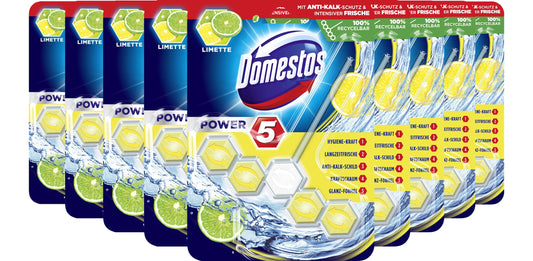 Domestos Power Toilet Rim Block, Lime