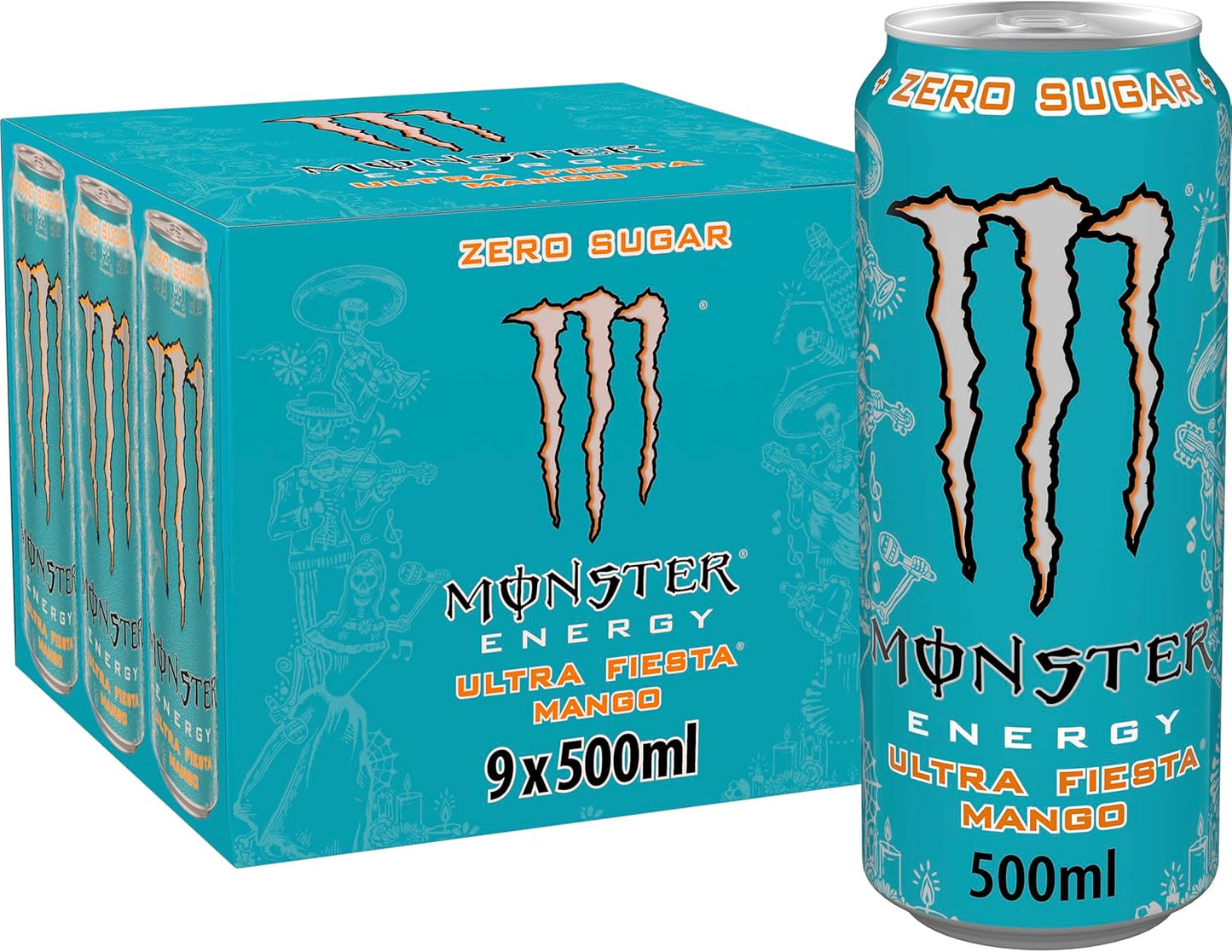 Monster Can Aussie Lemonade 500 ml (Pack of 12)