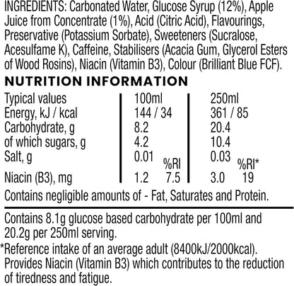 Lucozade Energy Blue Burst 500ml (Pack of 12)