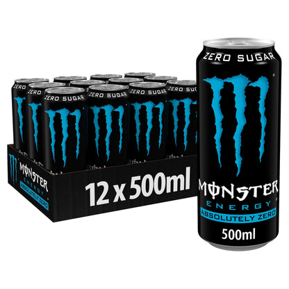 Monster Energy Drink Absolutely Zero Sugar 12 x 500ml