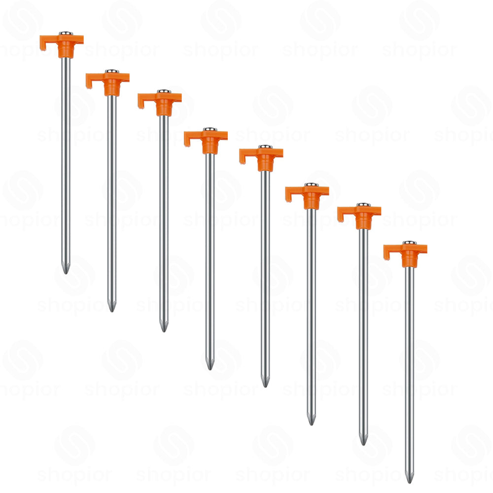 Heavy Duty Metal Tent Peg Set – Forged Steel Stakes for Tents, Gazebos, Awnings & Ground Sheets