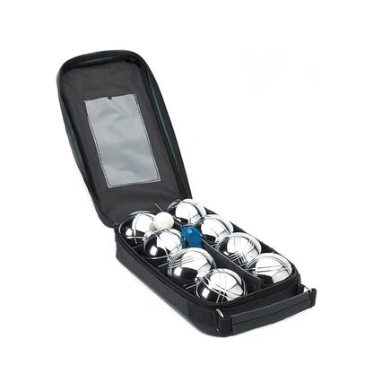 8pc French Boules/Balls Set – Garden Petanque Game with Carry Case – Outdoor Lawn Game for Adults & Kids – Portable Camping Beach Yard Activity | Family Fun Games