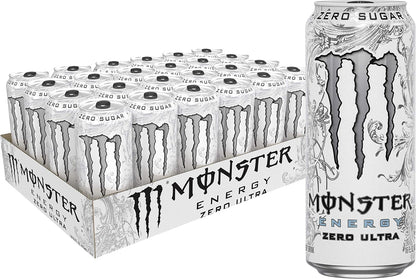 Monster Energy Ultra Rosá sugar-free energy drink, 473 ml (pack of 24).