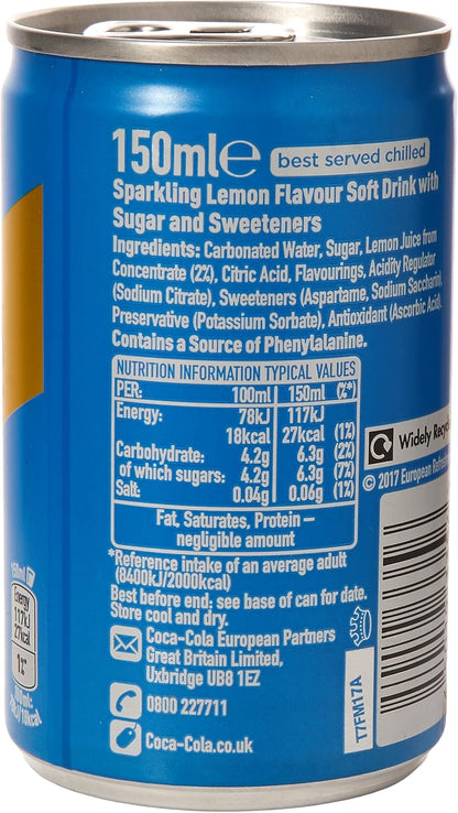 Schweppes Original Lemonade 12 x 150ml