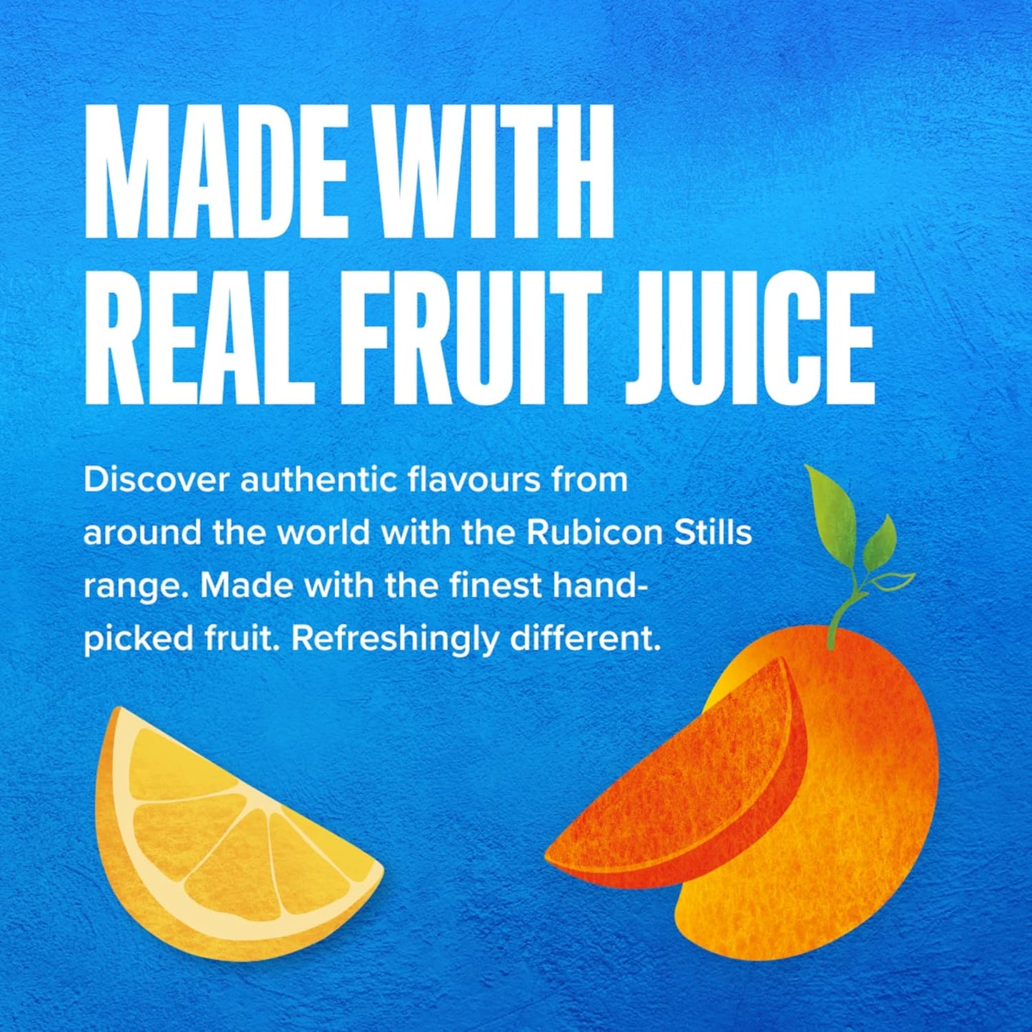 Rubicon 24 Pack Sparkling Guava Flavoured Fizzy Drink with Real Fruit Juice, Handpicked Fruits for a Temptingly Intense Taste "Made of Different Stuff" - 24 x 330ml Cans