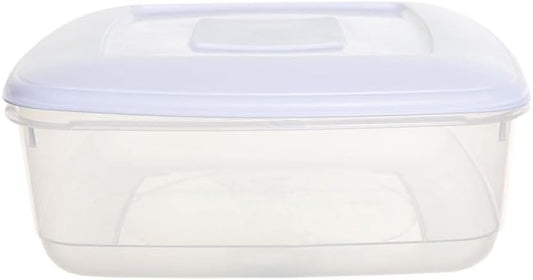 7L Clear Plastic Food Storage Container with Airtight Lid | Kitchen Food Box for Meal Prep, Dry Food, Flour, Rice, Pasta & Cereal – Xmas Cake Storage Box