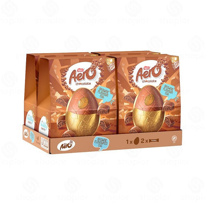 Aero Large Easter Eggs 186g–222g | Peppermint, Milk Chocolate & Brownie Bubbly Chocolate Gift