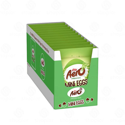 Aero Peppermint Milk Chocolate Easter Mini Eggs Sharing Bag 70g – Mint Chocolate Eggs Bulk Packs