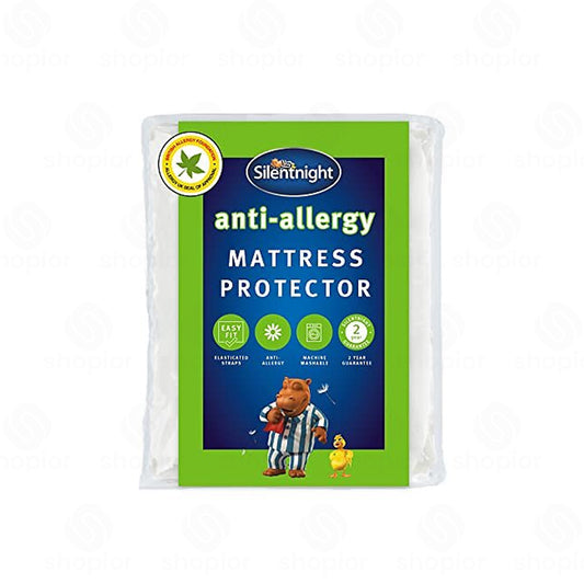 Anti Allergy Mattress Protector Small Double 120x190cm | Premium Deep Fitted Quilted Bed Cover
