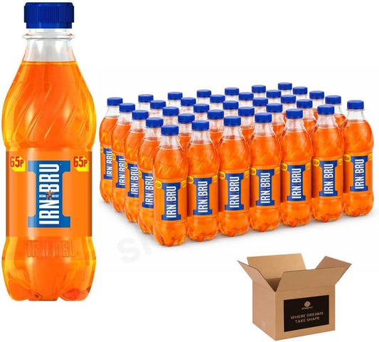 Barr & IRN-BRU & BOTTLES - No Sugar Fizzy Drink Soft Drink Cans – Variety Flavours