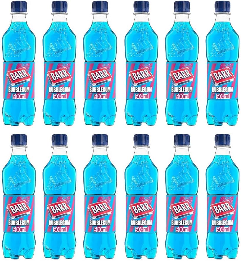Barr & IRN-BRU & BOTTLES - No Sugar Fizzy Drink Soft Drink Cans – Variety Flavours