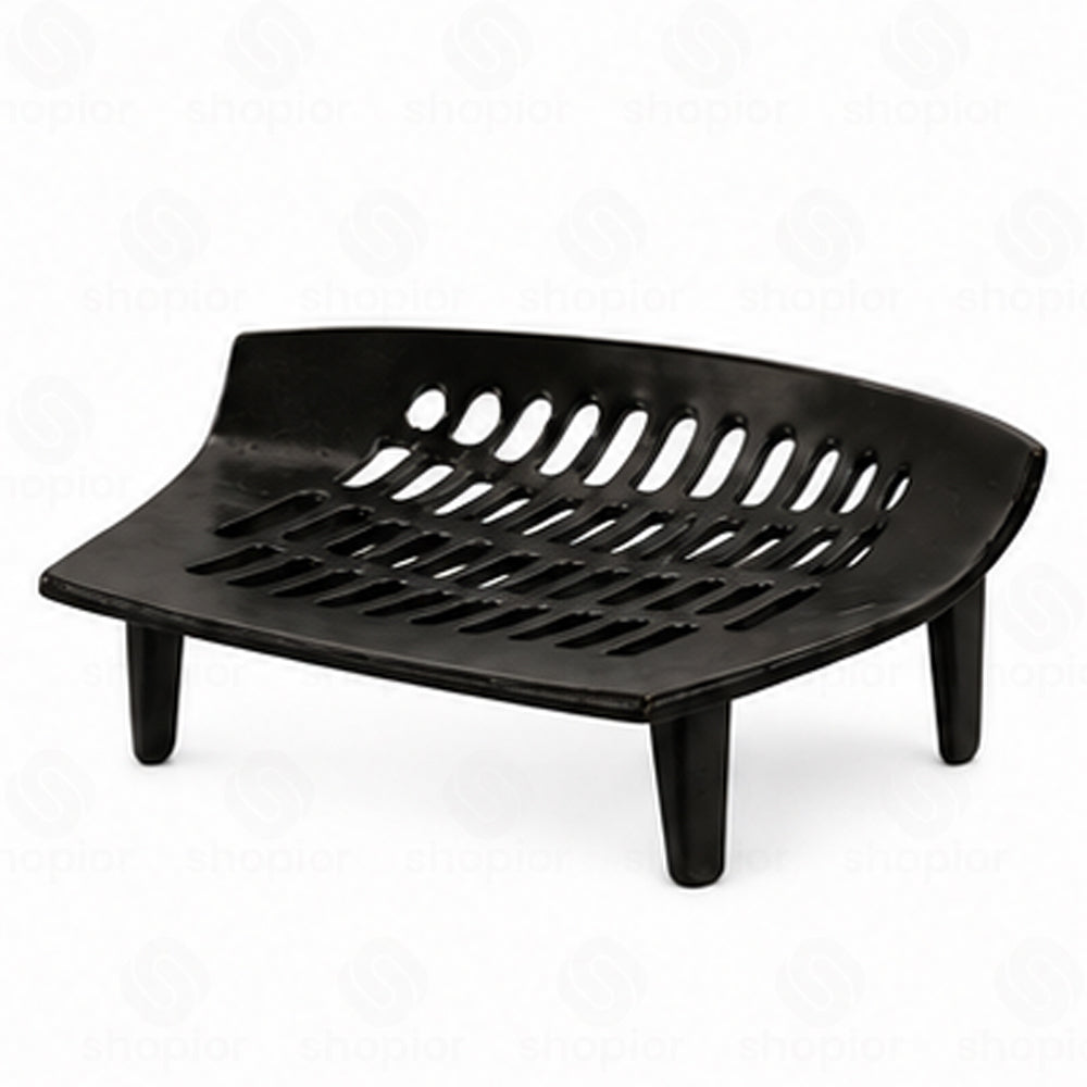Premium Fireside Accessories | Cast Iron Companion Set, Fire Grate, Fire Guard, Ash Pan & Patio Fire Basket