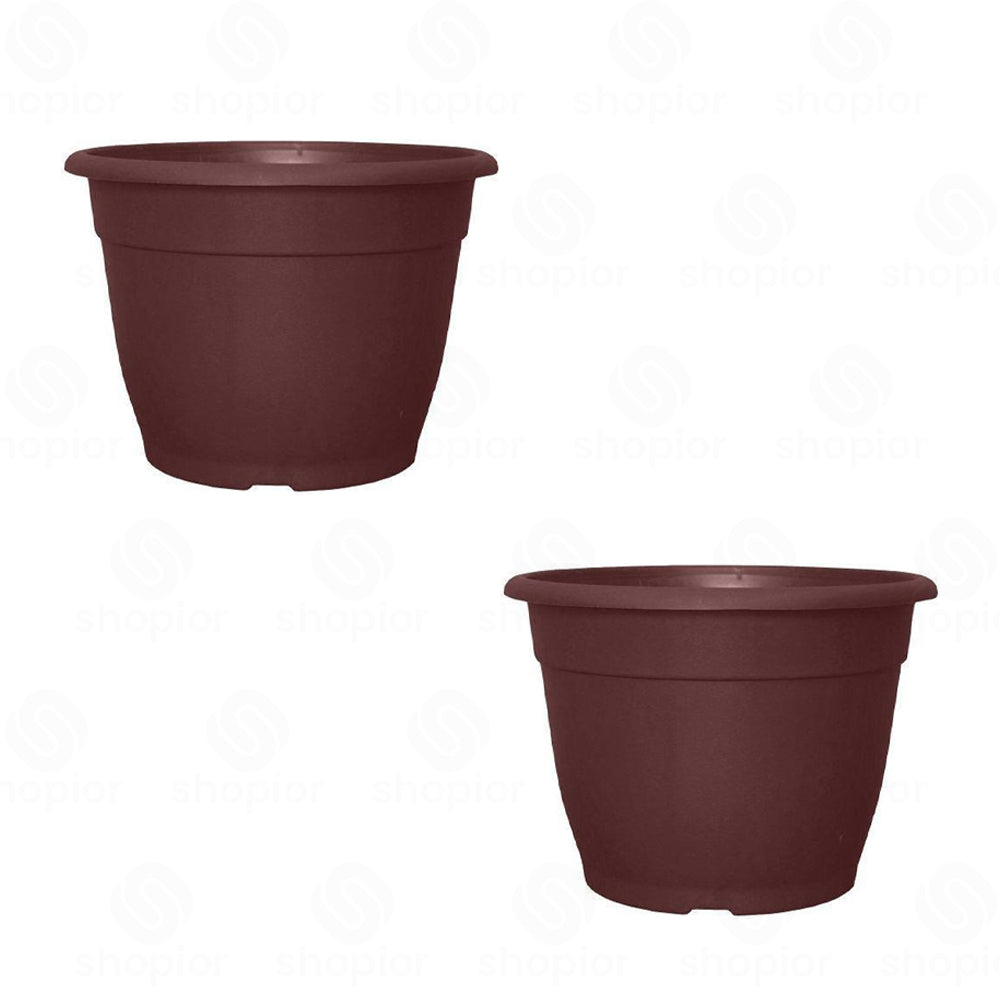 Bella 30cm, 9.5L Decorative Plastic Plant Pot – Modern Indoor Outdoor Planter for Flowers