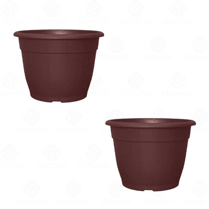 Bella 30cm, 9.5L Decorative Plastic Plant Pot – Modern Indoor Outdoor Planter for Flowers