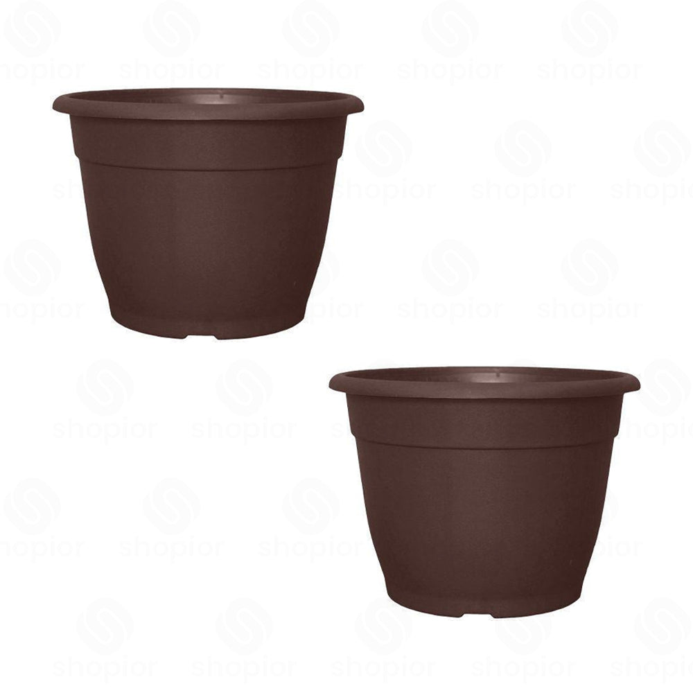 Bella 30cm, 9.5L Decorative Plastic Plant Pot – Modern Indoor Outdoor Planter for Flowers