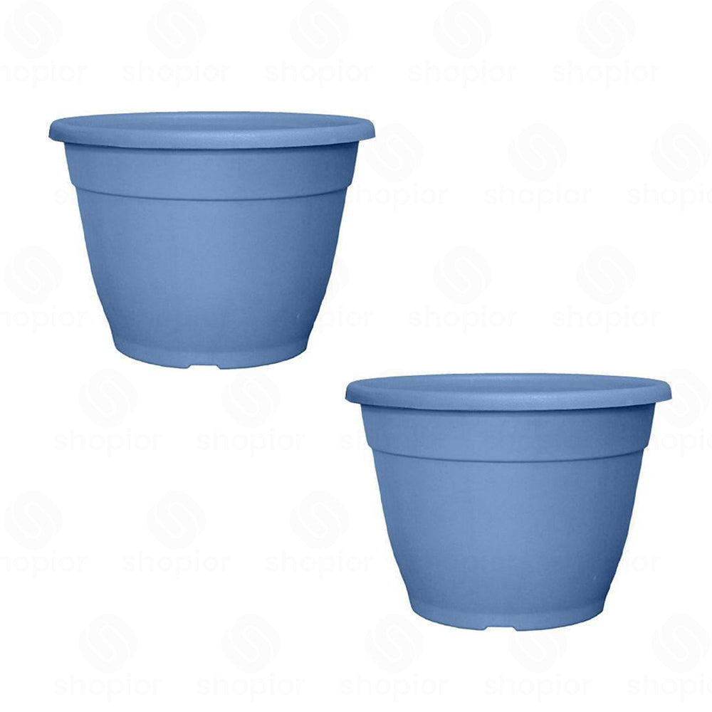 Bella 30cm, 9.5L Decorative Plastic Plant Pot – Modern Indoor Outdoor Planter for Flowers