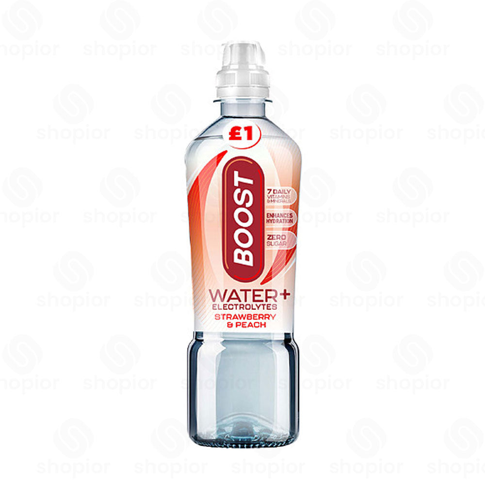 Boost Water+ Electrolytes Isotonic Hydration Drink – Sugar Free Flavoured Water