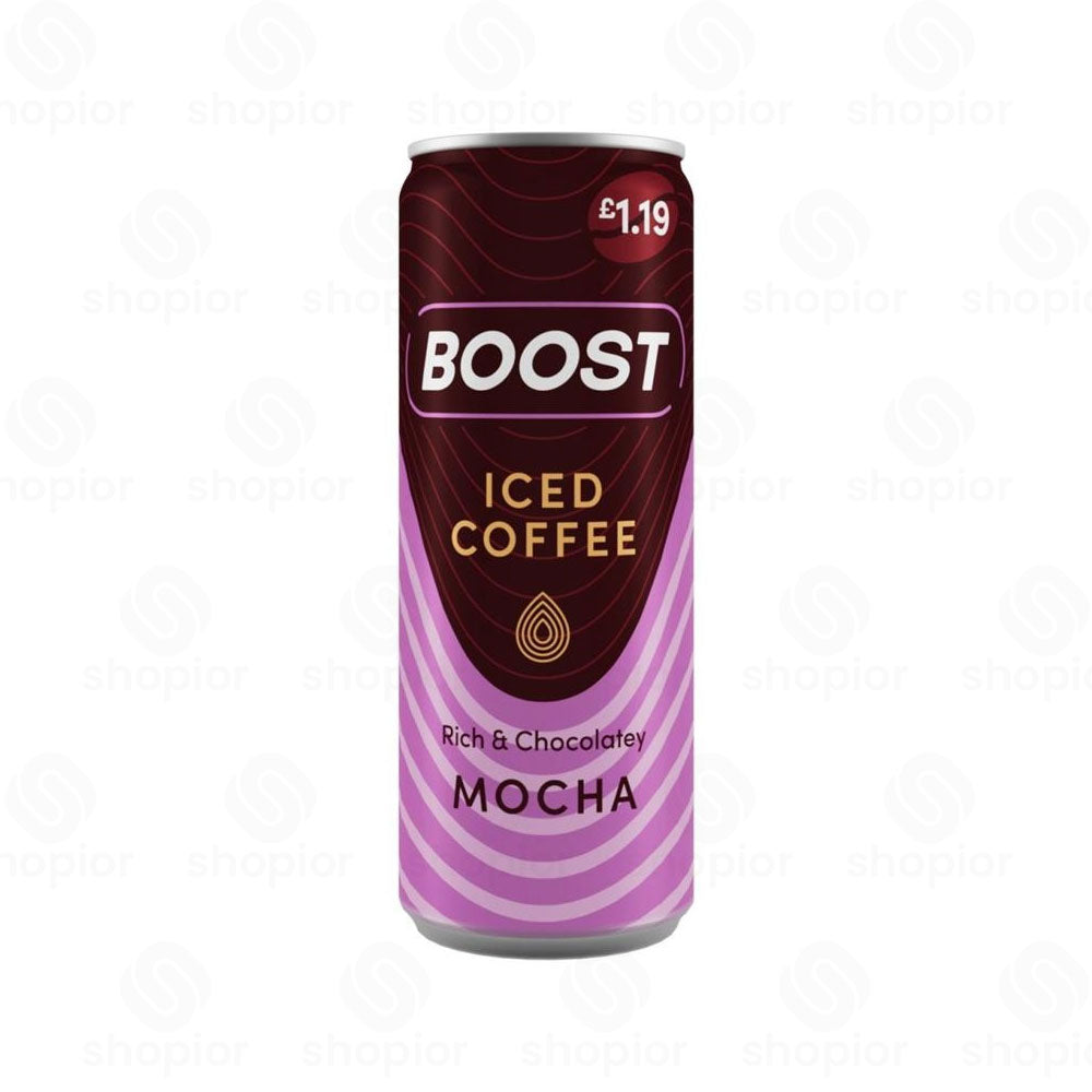 Boost Iced Coffee Ready to Drink | Caffe Latte, Caramel, Mocha & Double Espresso