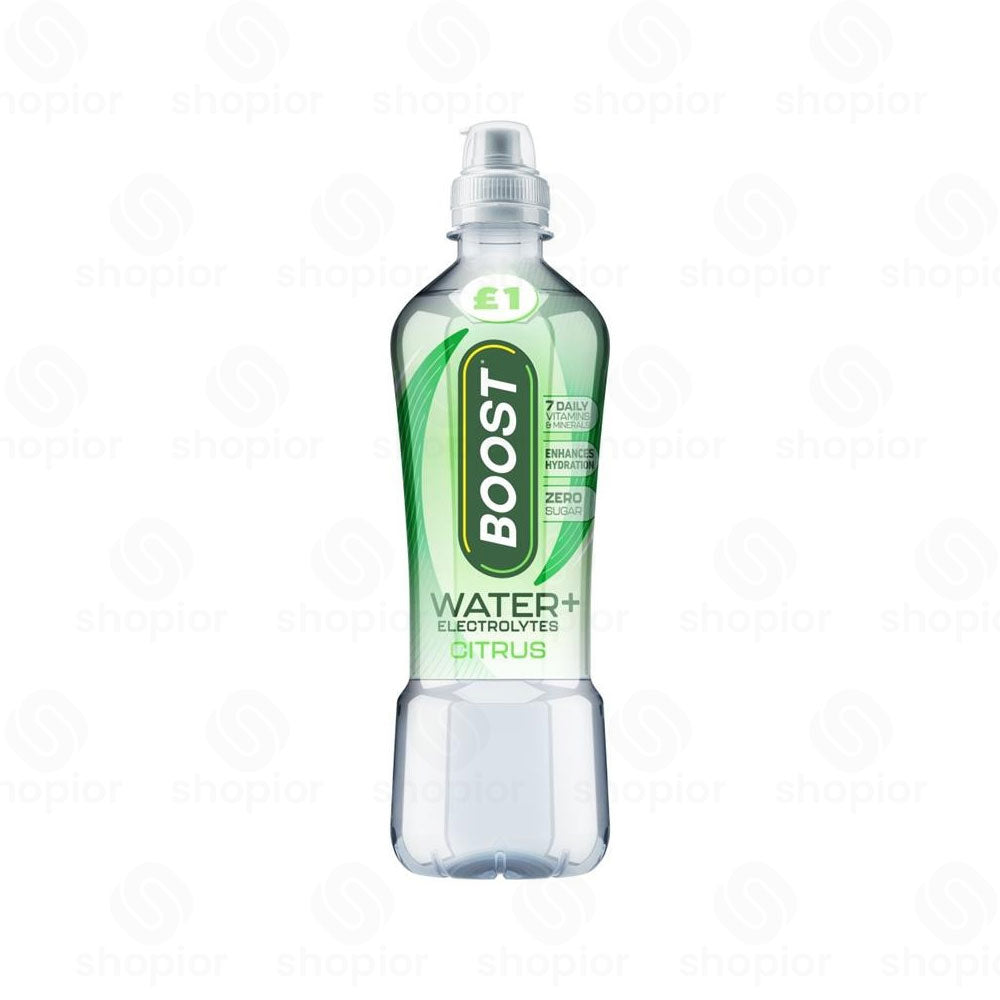 Boost Water+ Electrolytes Isotonic Hydration Drink – Sugar Free Flavoured Water