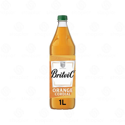 Britvic Fruit Cordial Concentrate – Dilutable Squash Drink, No Added Sugar, Lime Variety | 1L×12Pack