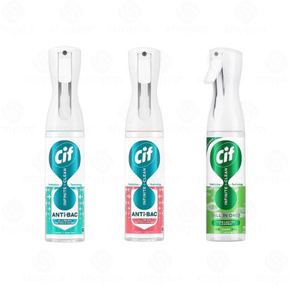 Cif Infinite Clean Multi Surface Cleaner Spray Bundle | Anti Bacterial  Cleaning Spray
