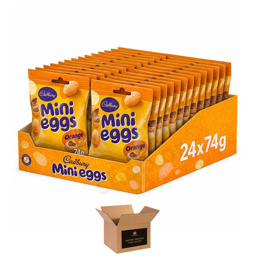 Cadbury Mini Eggs Chocolate Easter Candy – Crunchy Sugar Shell Milk Chocolate
