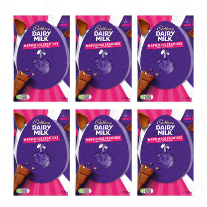 Cadbury Dairy Milk Marvellous Creations Easter Egg 197g – Jelly Popping Candy Chocolate