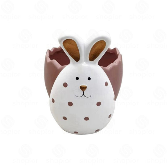 Ceramic Holiday Planters &  | Easter Bunny,  Ghost & Dimple Succulent Planters for Indoor Home Decor