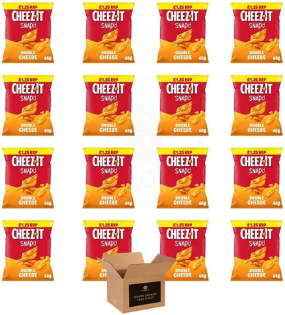 Cheez-It Snap’d Thin & Crispy Baked Cheese Snacks – Made with Real Cheese