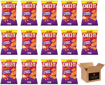 Cheez-It Snap’d Thin & Crispy Baked Cheese Snacks – Made with Real Cheese
