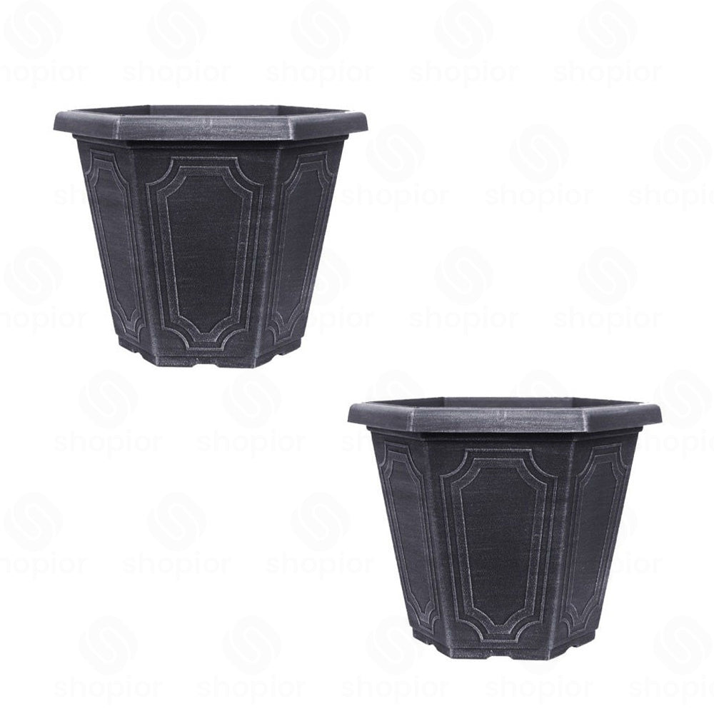 Classic Estate Planter Collection – Chalk Effect | Round, Square, Tall Square & Window Box Plant Pots