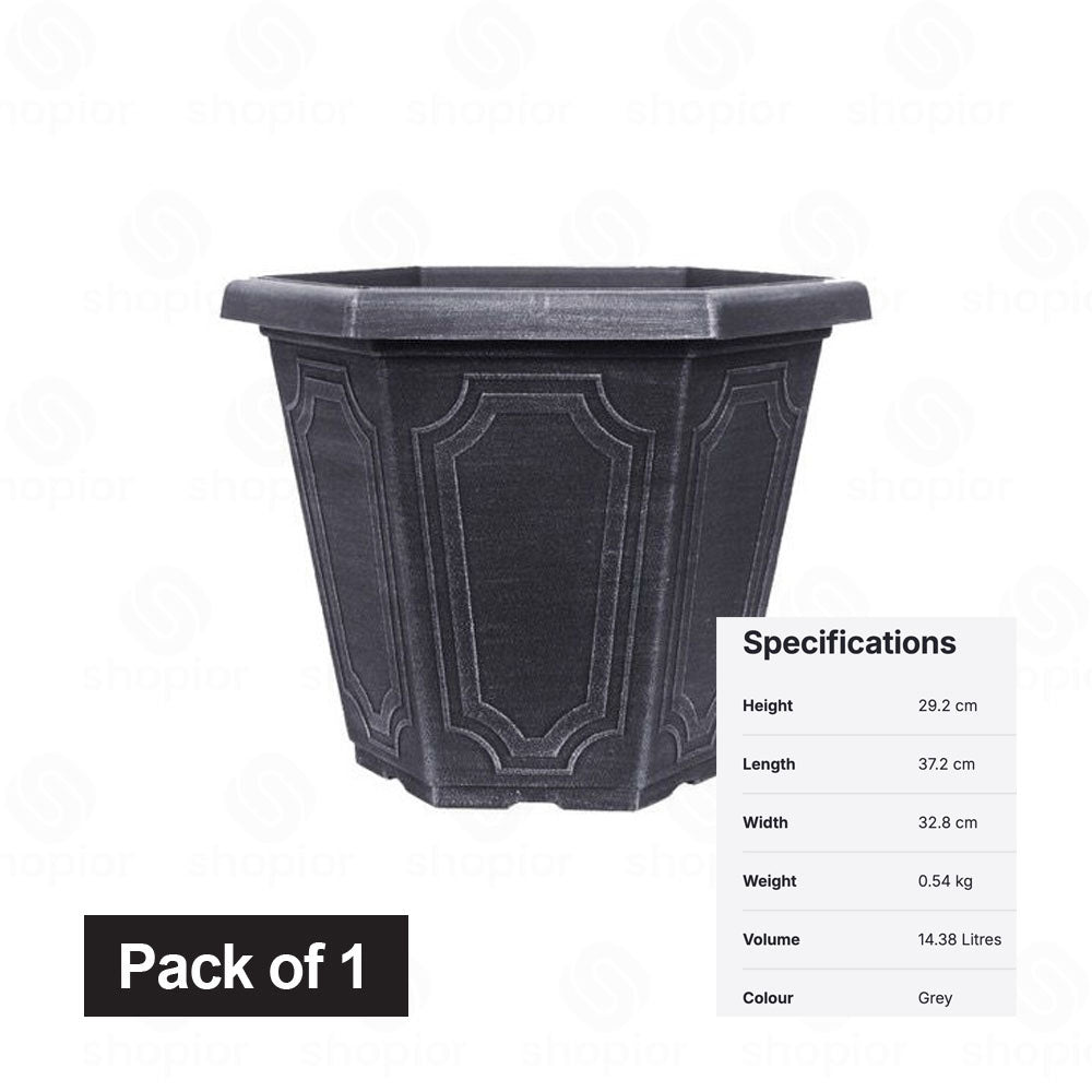 Classic Estate Planter Collection – Chalk Effect | Round, Square, Tall Square & Window Box Plant Pots