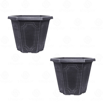 Classic Estate Planter Collection – Chalk Effect | Round, Square, Tall Square & Window Box Plant Pots
